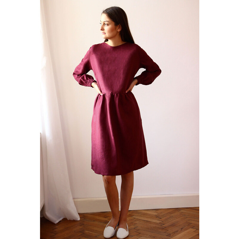 100% lanové šaty Lotika 51158963