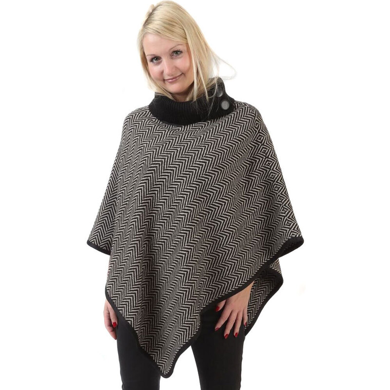 Glara Vlnené pončo 39156425