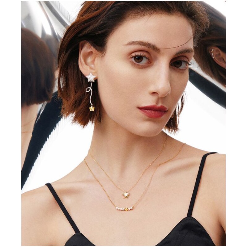 SWAROVSKI Elements Swarovski e. dámsky náhrdelník so srdcom xoxo 39156452