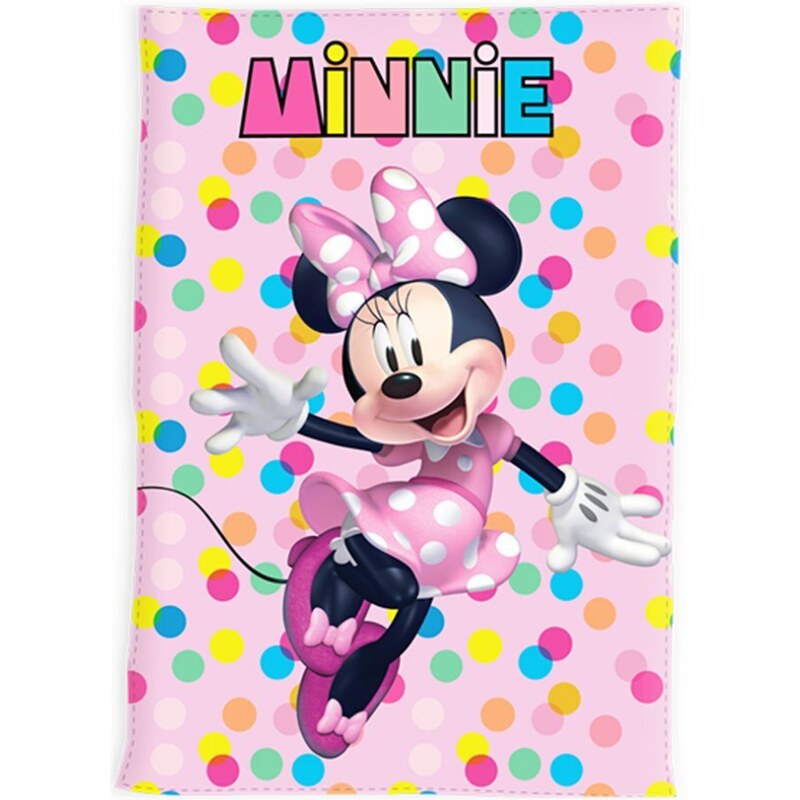 Setino Detská flísová deka Minnie Mouse - Disney - 100 x 140 cm