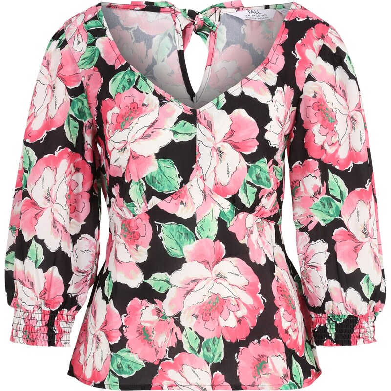 Dorothy Perkins Tall Blúzka tmavozelená / ružová / staroružová / 54244278