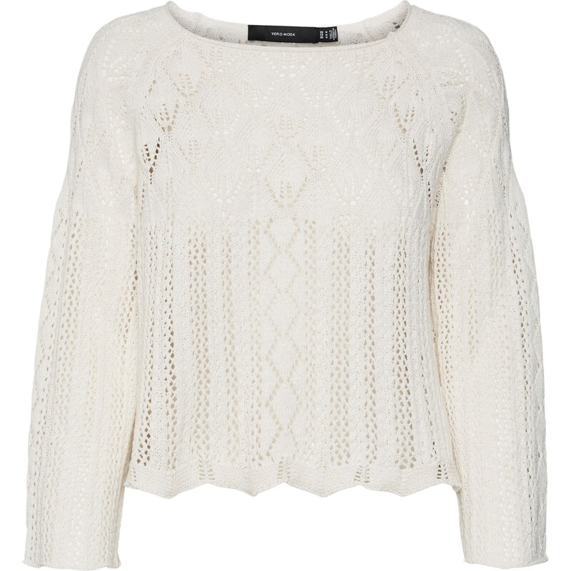 VERO MODA Sveter GINGER biela ako vlna 54242070