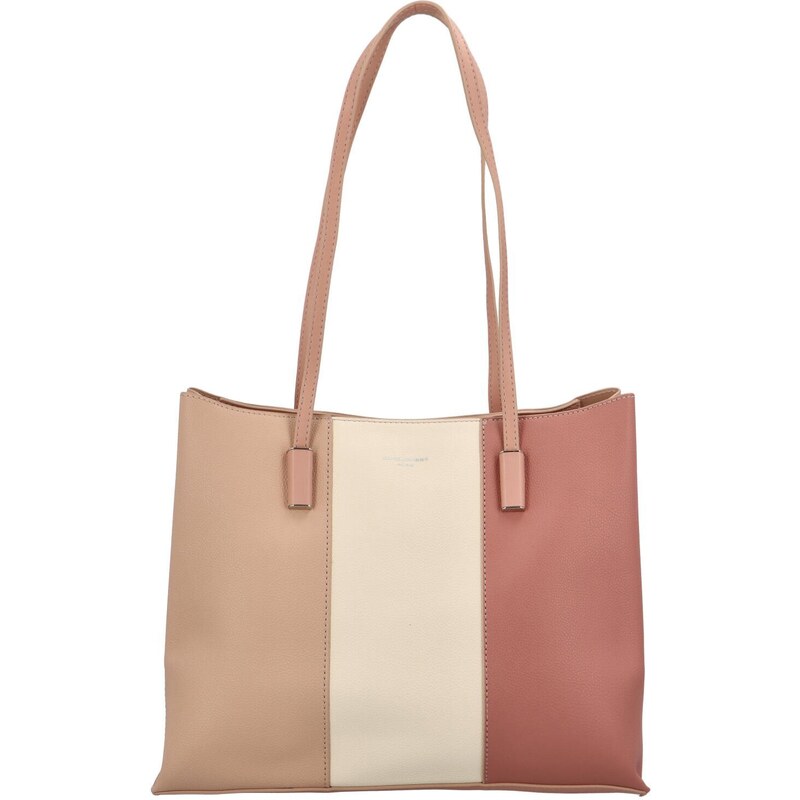 Dámska kabelka cez plece bledo ružová - David Jones Selfy ružová 61635601