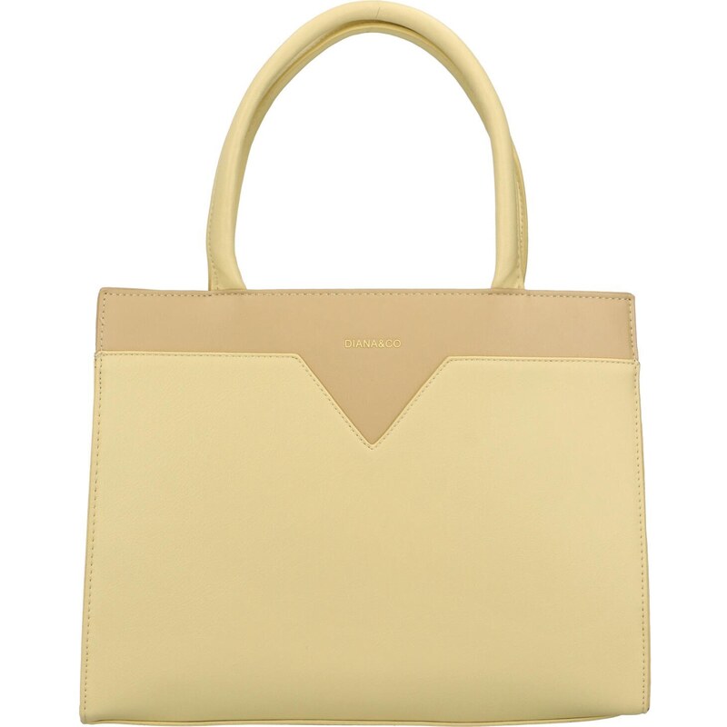 Dámska kabelka bledožltá - DIANA & CO Olilia žltá 39600549