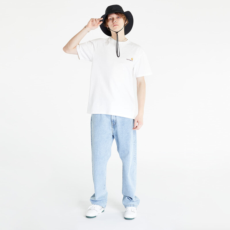 Tričko Carhartt WIP American Script Short Sleeve T-Shirt UNISEX White 39219143