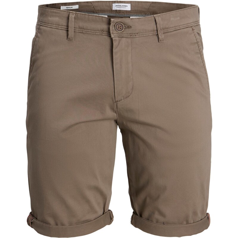 JACK & JONES Chino nohavice Bowie čokoládová 67801145