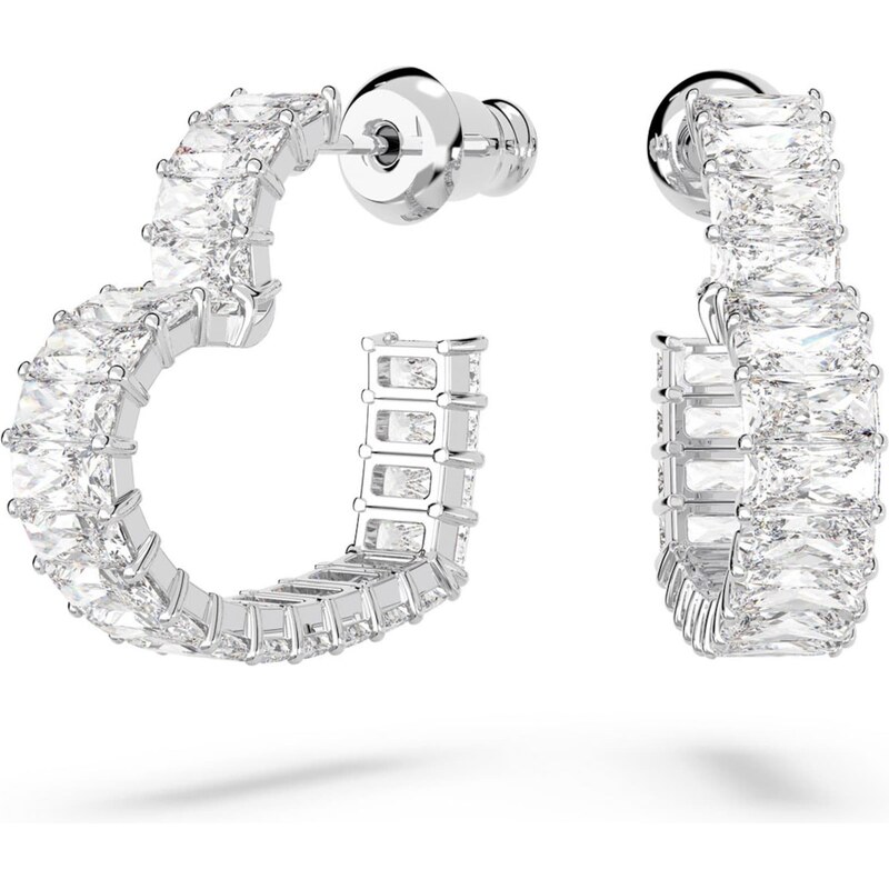 Swarovski Náušnice Matrix strieborná / priehľadná 39229504