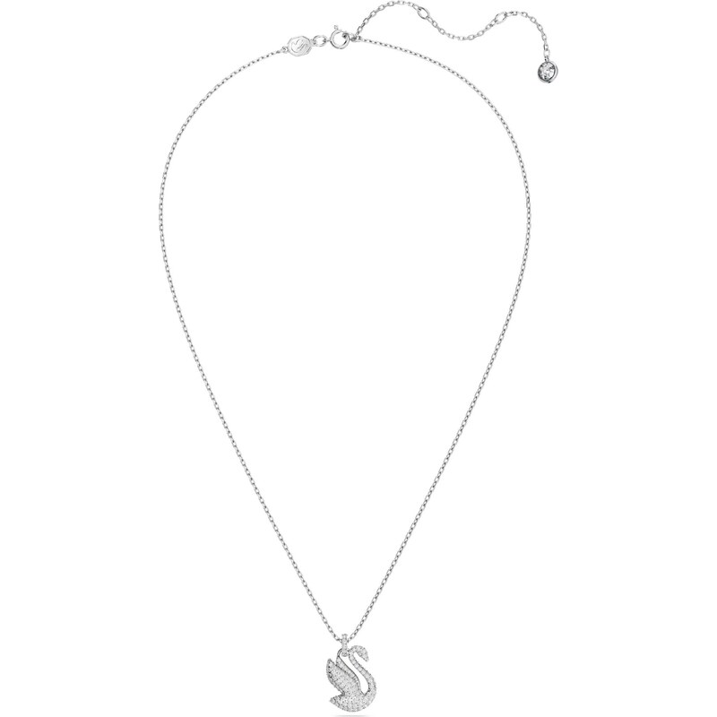 Swarovski Retiazka Swan strieborná / priehľadná 39310704