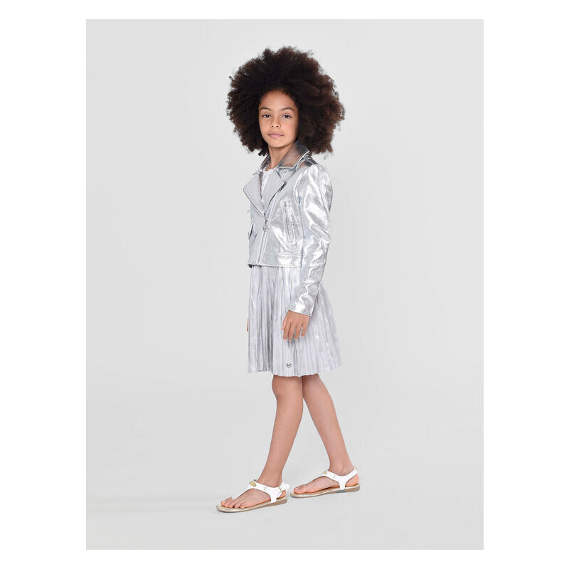 Bunda z imitácie kože MICHAEL KORS KIDS 39238573