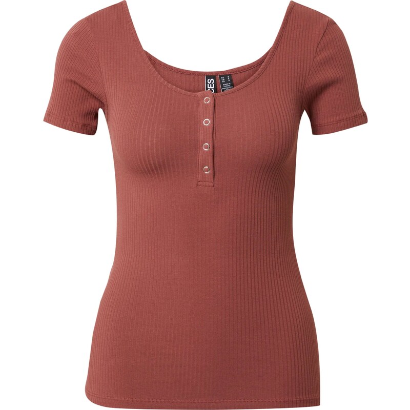 PIECES Tričko PCKitte hrdzavo červená 39311014