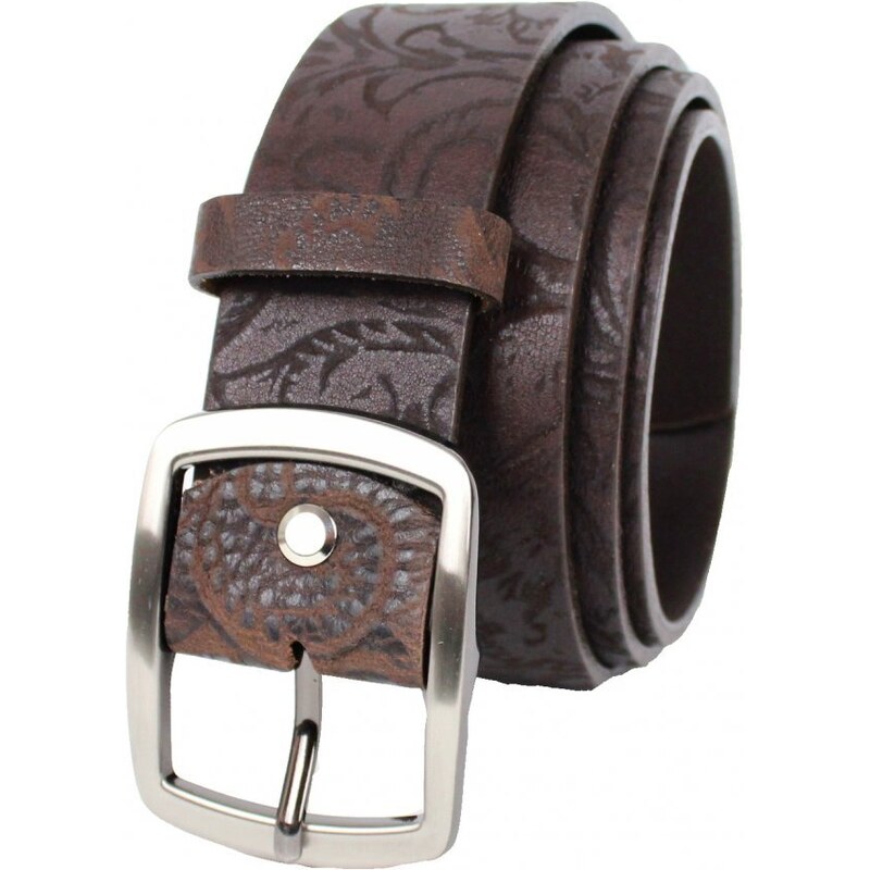 Penny Belts Dámsky kožený opasok 246V240 hnedý vzor 37844699