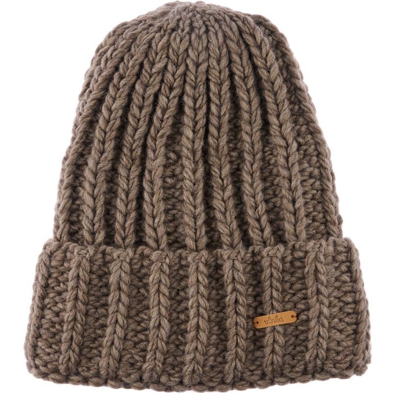 Vlnená čiapka Vlnka V07 hnedá 50220551