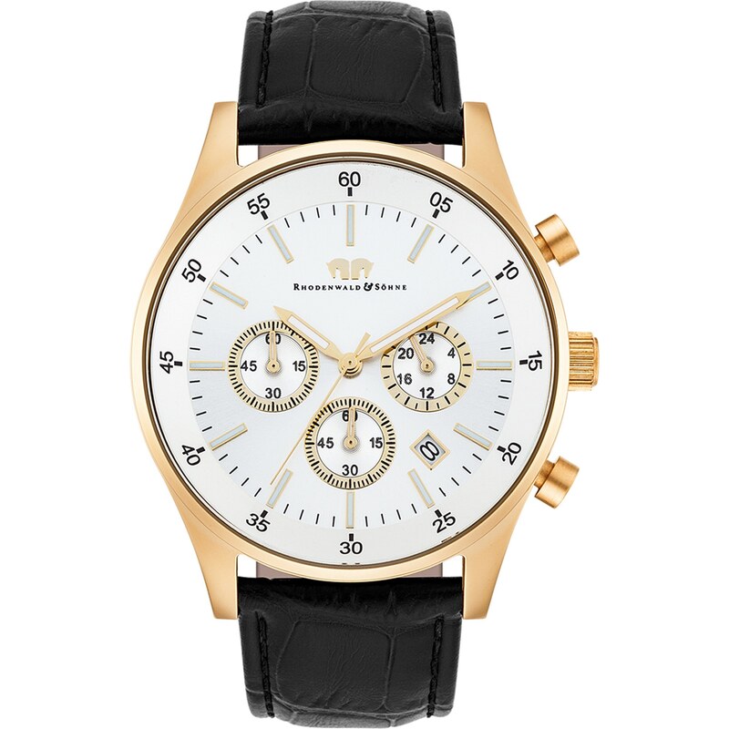 Rhodenwald & Söhne Analógové hodinky zlatá / čierna / strieborná 66833785
