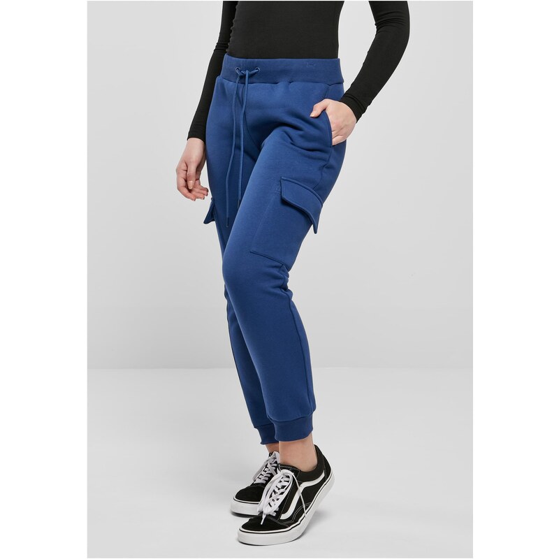 Urban Classics Womens Cargo Sweat Spaceblue Pants 65137967