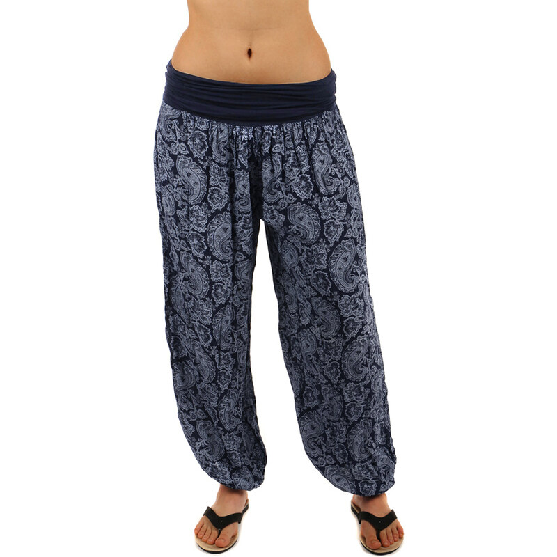 Glara Háremové nohavice s ornamentami 25413997