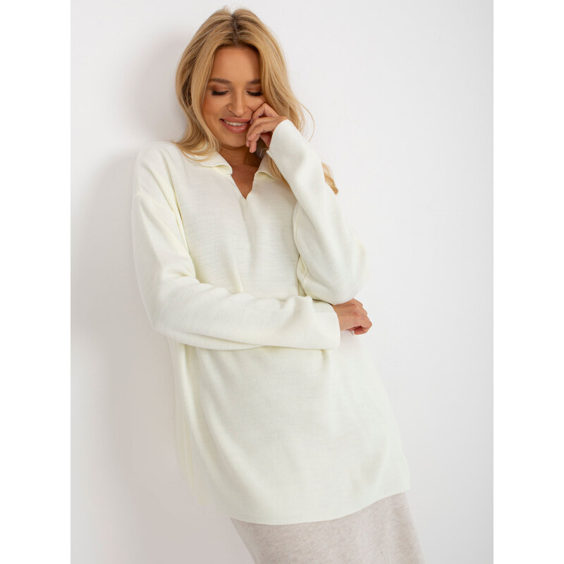 RUE PARIS Sweater-LC-SW-2261.00P-ecru 64664183