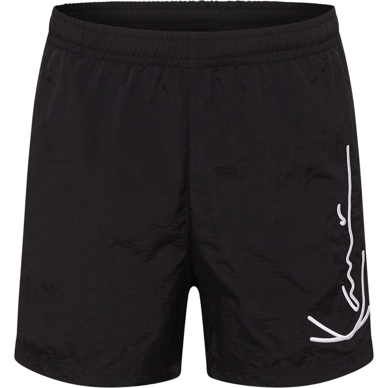 Karl Kani Plavecké šortky čierna / biela 59821943