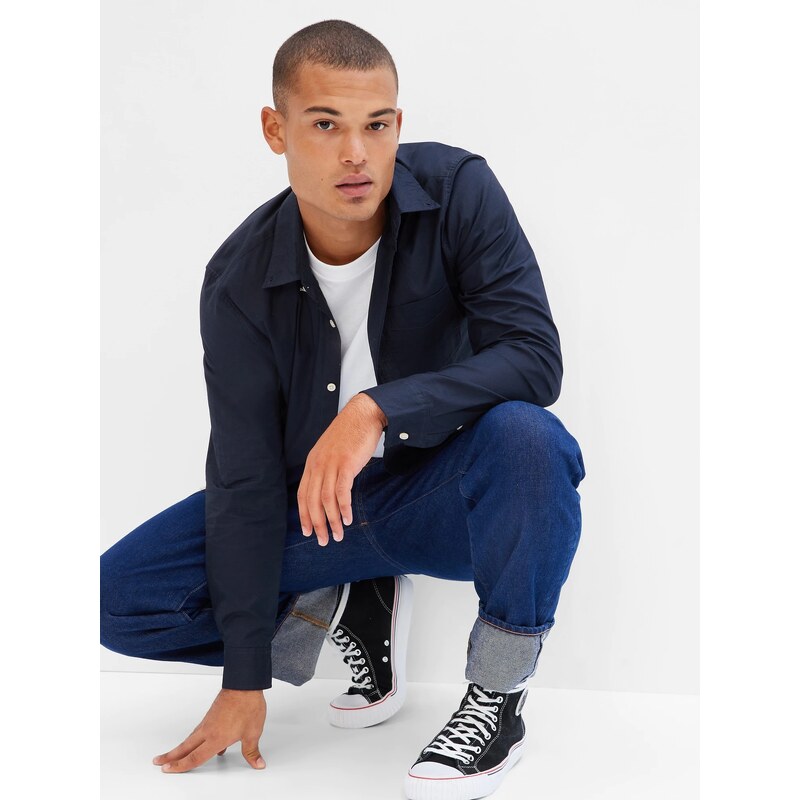 GAP Pánska košeľa slim poplin stretch 422485-03 66268221
