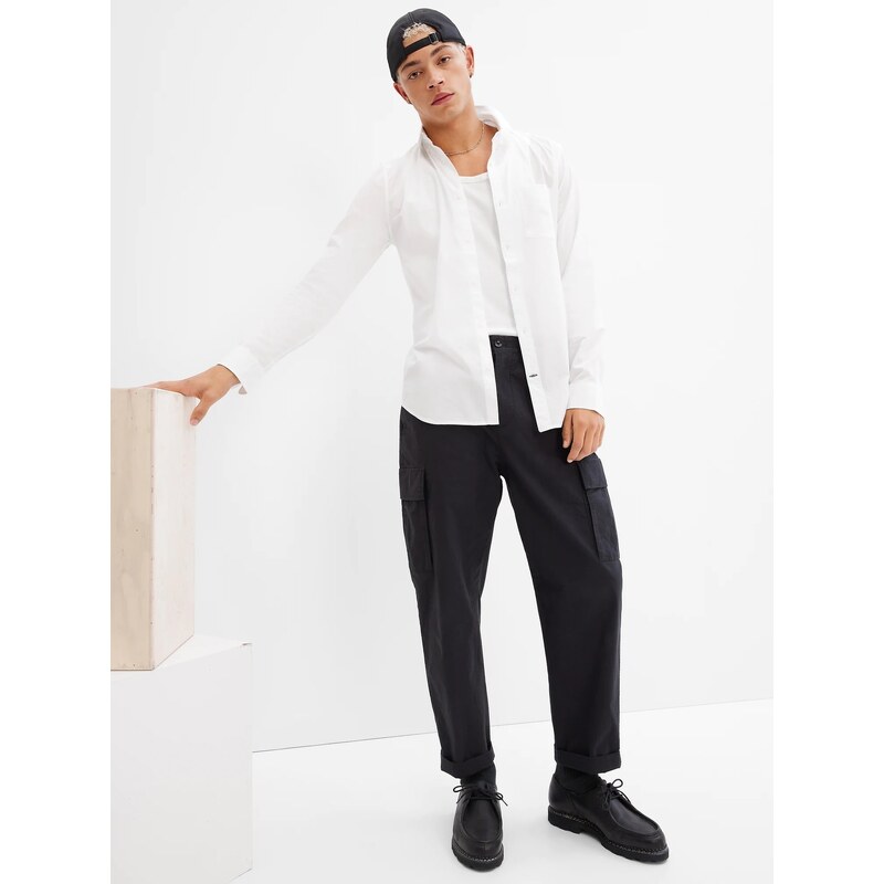 GAP Pánska košeľa slim poplin stretch 422485-02 66268220