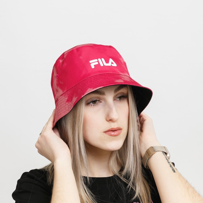 Fila BEAUVAIS Reversible Fitted Bucket hat Carmine Floral Batic AOP 39301423