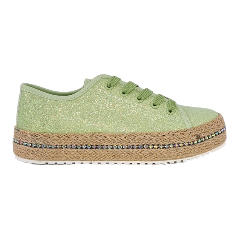 Espadrilky Laura Biagiotti Glitter Mint 56369364