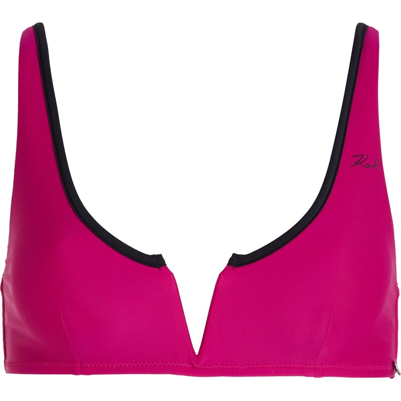 Karl Lagerfeld Bikinový top farba lesného ovocia / čierna 57220681
