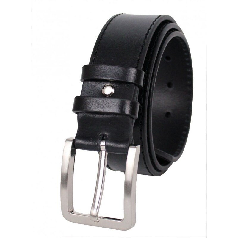 Scorteus Pánsky kožený opasok Scorteus SC - 1776/č/1 čierný 39334195