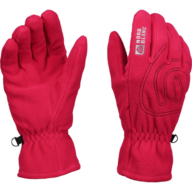 Nordblanc Ružové fleecové rukavice GERRY