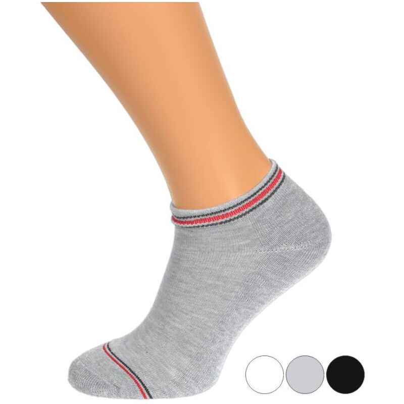 Dámske členkové ponožky Bavlna Froté 4páry 39344506