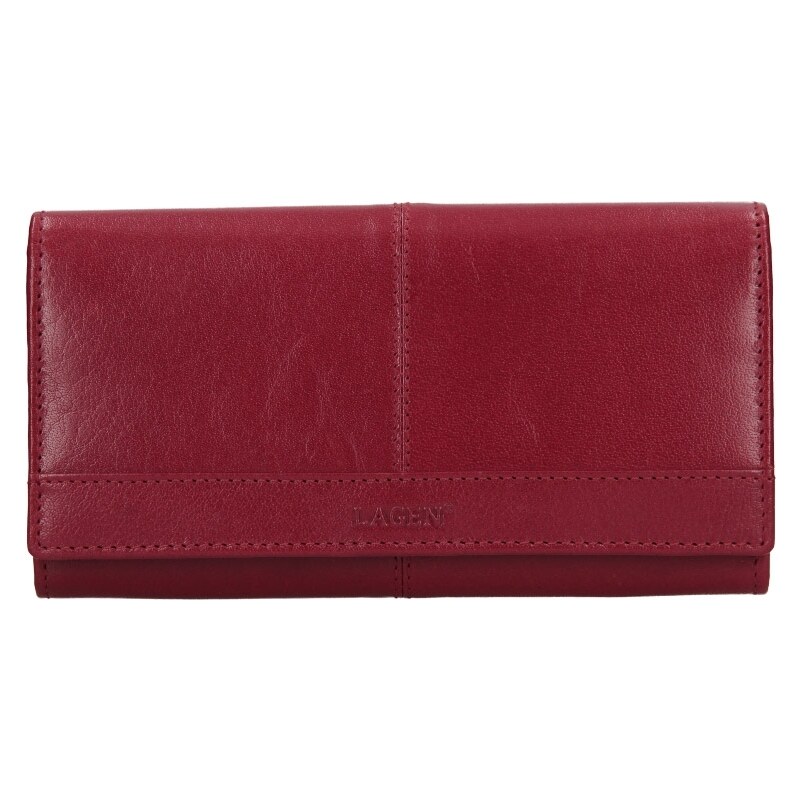 Lagen Značková dámska červená peňaženka (KDP246)