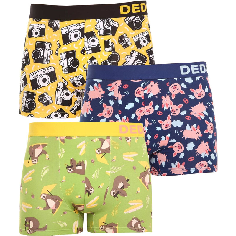 3PACK Veselé pánske boxerky Dedoles (GMMT0936381) 39363810
