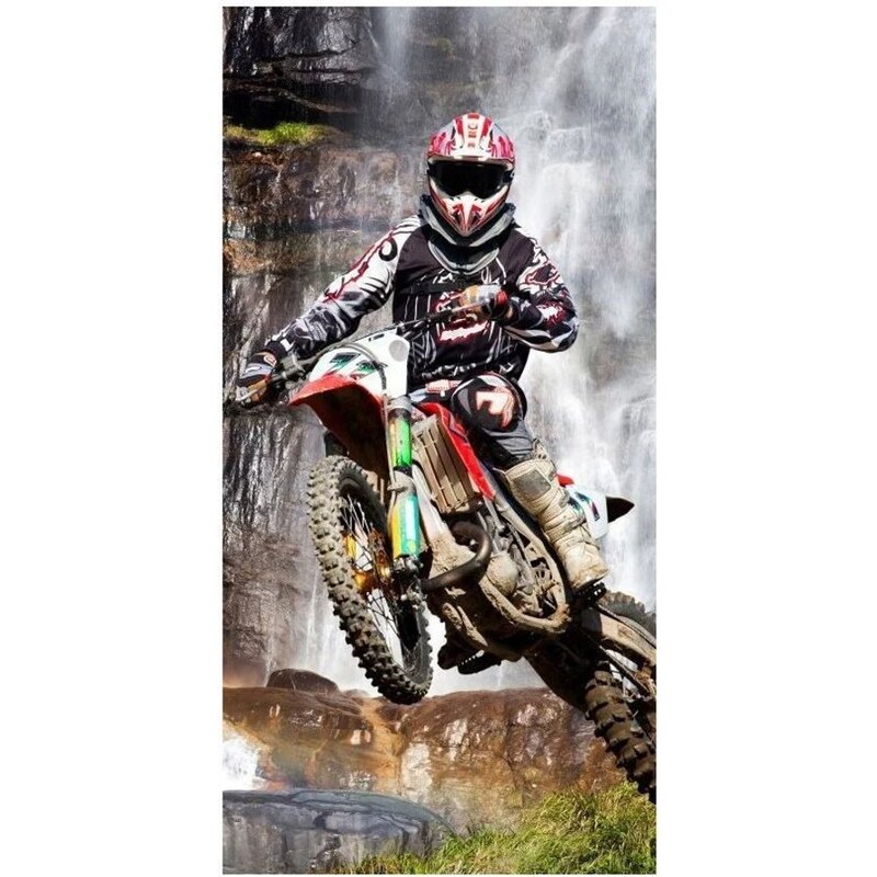 Faro Bavlnená plážová osuška Motocross Enduro - 100% bavlna - 70 x 140 cm