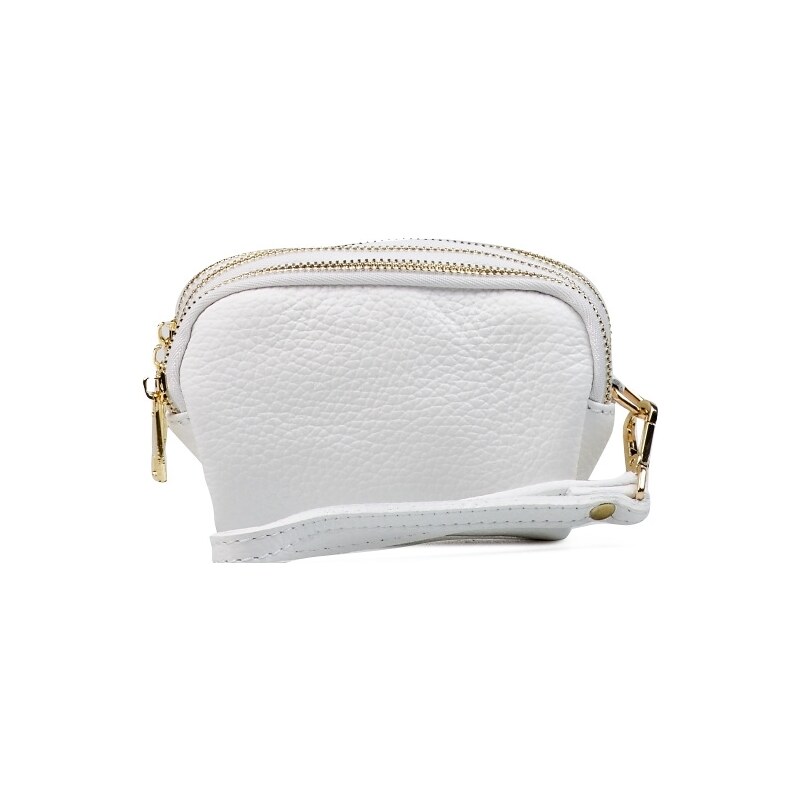 Blaire Kožené mini púzdro biele 64988029
