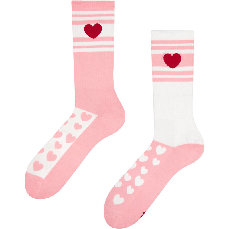 Veselé ponožky Dedoles Pásiky a srdiečka (GMSS1160) 39366146