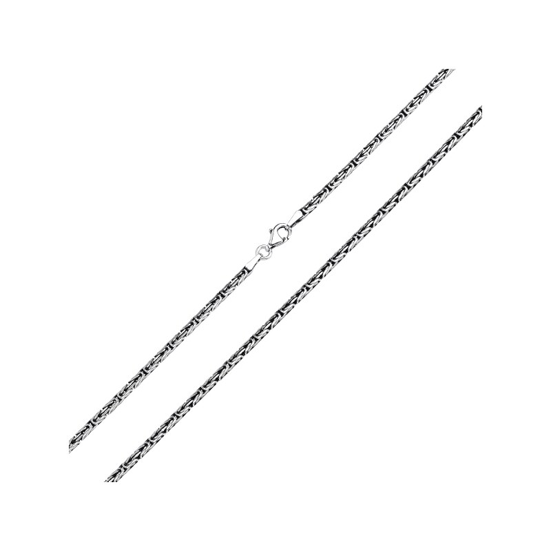 Olivie Strieborný 50cm kráľovský náhrdelník 7338 39395002