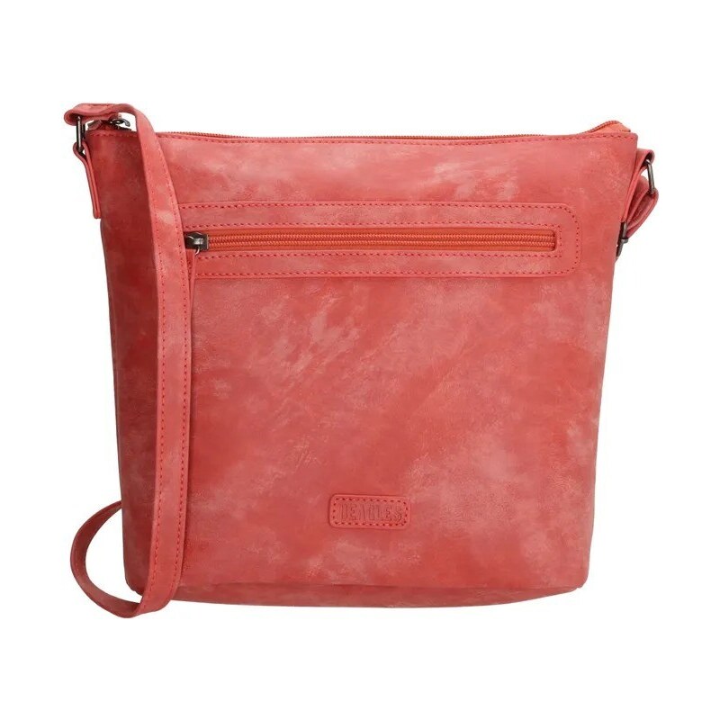 Beagles Červená prešívaná crossbody kabelka „Sunset“ 39396175