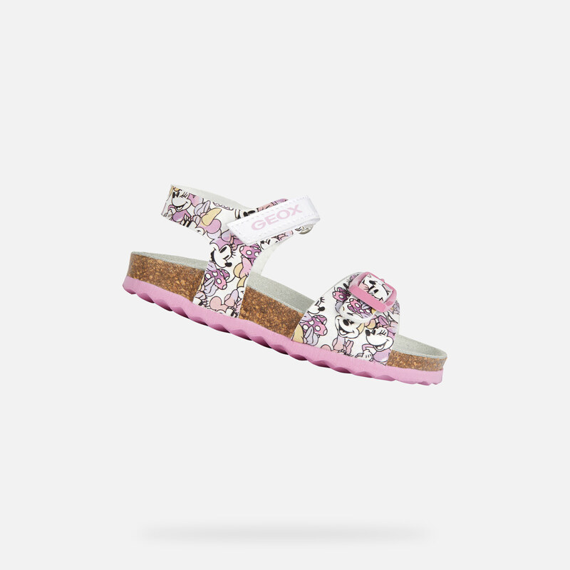White Girls Sandals Geox Chalki - Girls 65421165