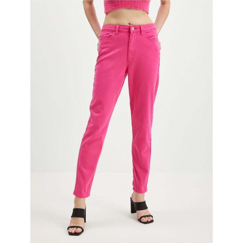 Boyfriend, Mom pre ženy Pieces - tmavoružová 50703921