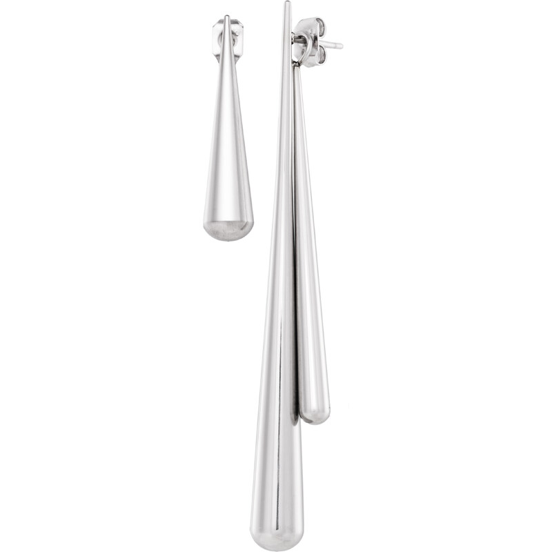 Troli Elegantné dámske náušnice z ocele 3v1 66589203