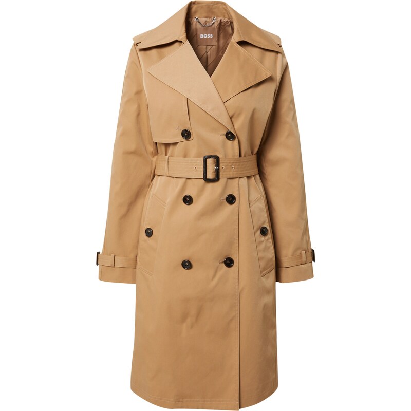 BOSS Prechodný kabát Conry tmavobéžová 39542945