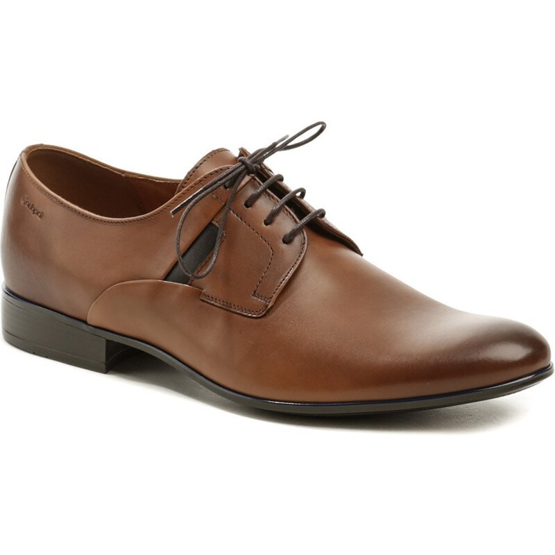 Conhpol C6503 hnedé pánske spoločenské poltopánky 39402864