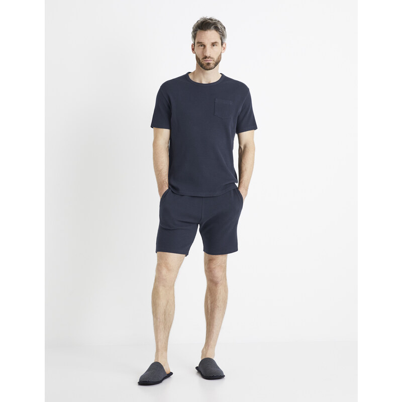 Tmavomodré pánske pyžamo Celio Digaufre 67402060