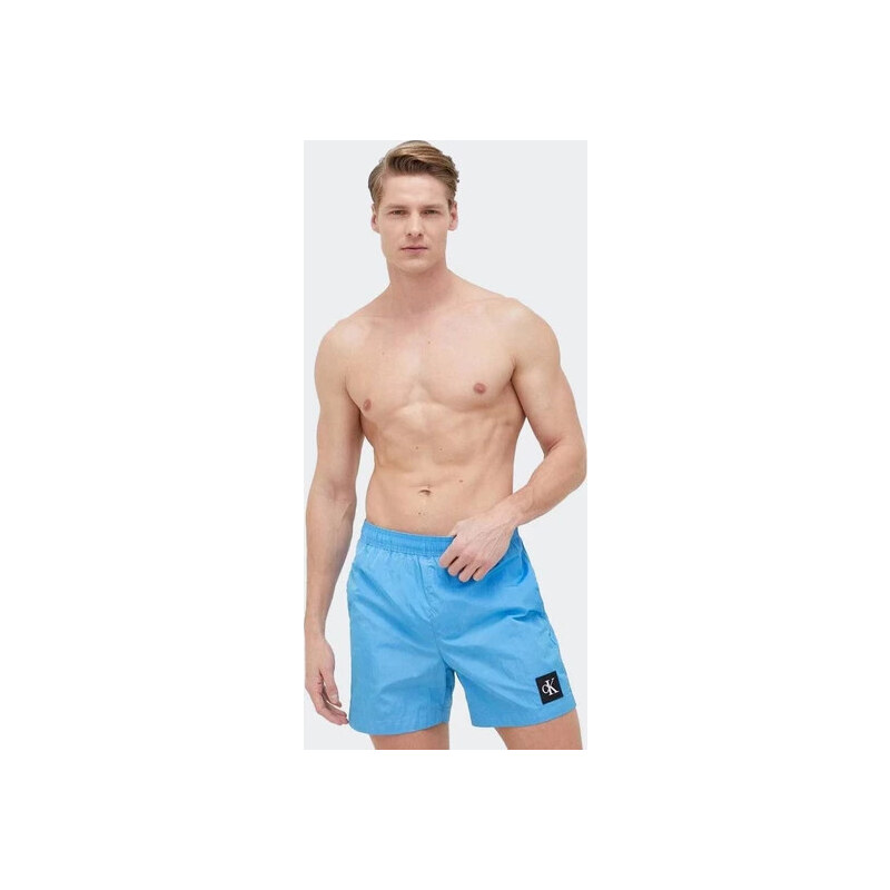 Pánské střední plavecké šortky se stahovací šňůrkou KM0KM00819 CY0 sv. 39412795