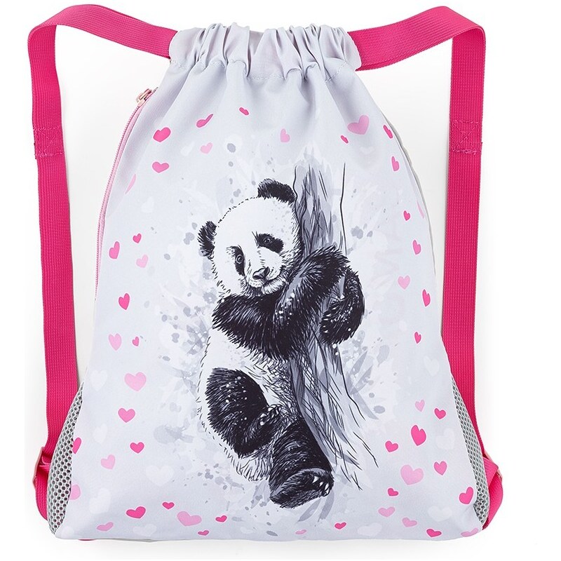 Bagmaster SÁČEK PRIM 23 B školní na přezůvky / tělocvik - panda 39438578
