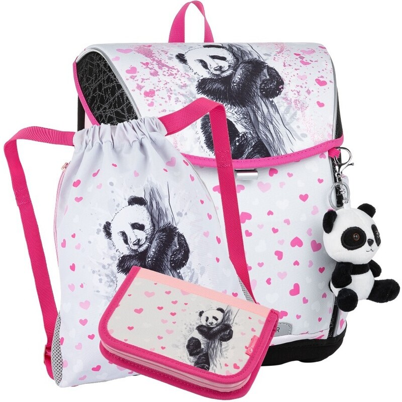 Bagmaster PRIM 23 B malý školský set pre prvákov - panda 62194011