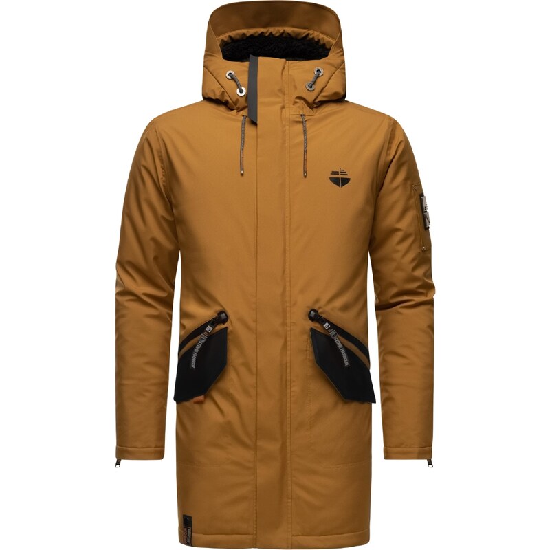 STONE HARBOUR Zimná parka Ragaan karamelová / čierna 54239583