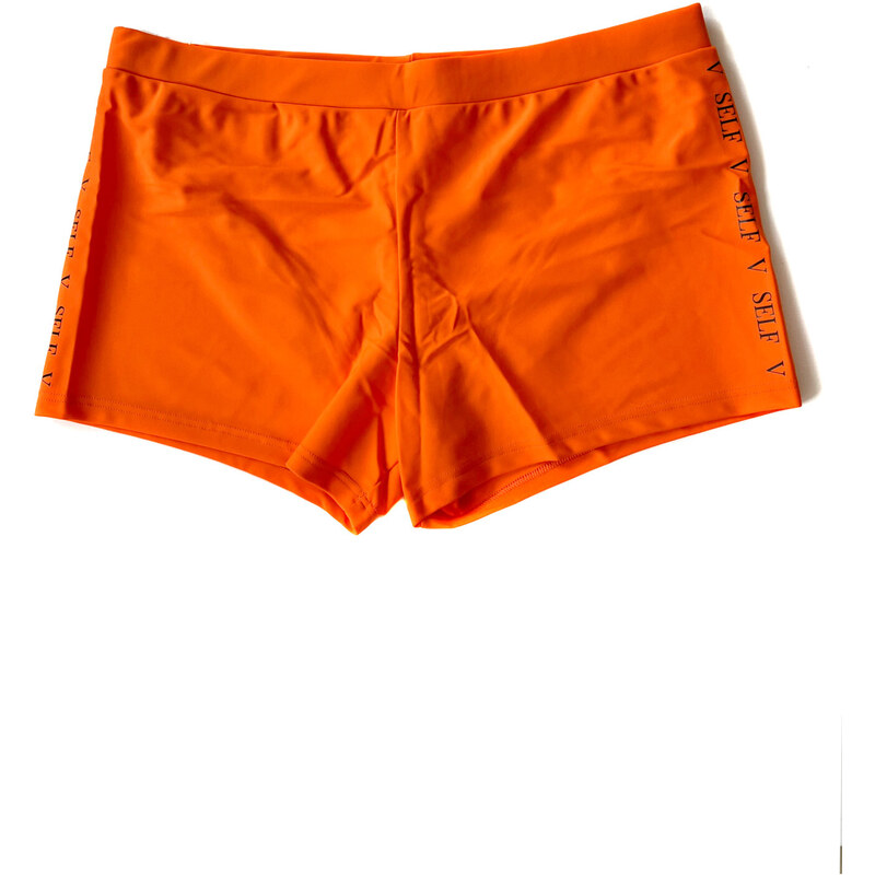 Pánske plavky S96D-5a oranžové - Self 39491068
