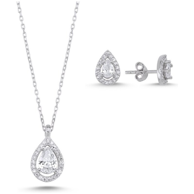 Olivie Strieborná sada šperkov KVAPKA 7351 39433301