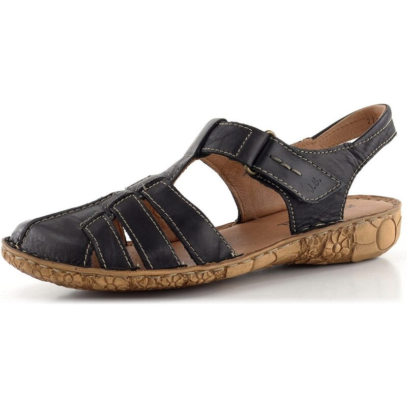 E-shop Josef Seibel sandále s plnou špičkou Rosalie Schwarz 7954895
