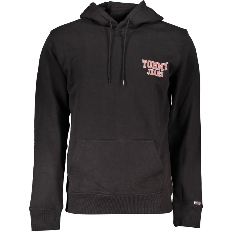 Športová Pánska Mikina bez zipsu TOMMY HILFIGER Čierna 67465429